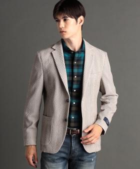 ex/tra】シェブロンサッカー アラカルトジャケット｜テーラード