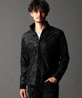 【ソマルリ⭐︎さん専用】6割引ニコル　上下セット７分袖シャツ八分丈パンツ黒L 48 ソマルリ⭐︎さん専用】6割引ニコル 上下セット7分袖シャツ八分