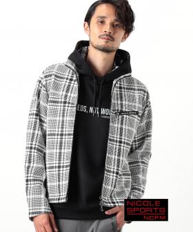 【NICOLE SPORTS】ダンボールニットスタンドブルゾン