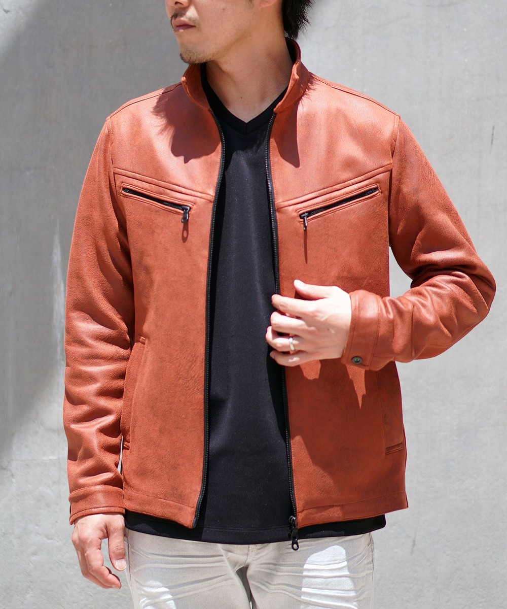 ポンチ起毛ジップアップブルゾン｜ライダース｜ニコル公式通販サイト