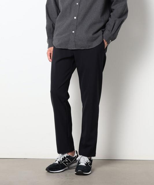 ナイロンジョーゼットテーパードパンツ