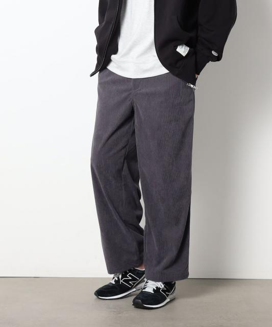 BROOKLYN OVERALL＜ブルックリンオーバーオール＞ポリコールワイドパンツ