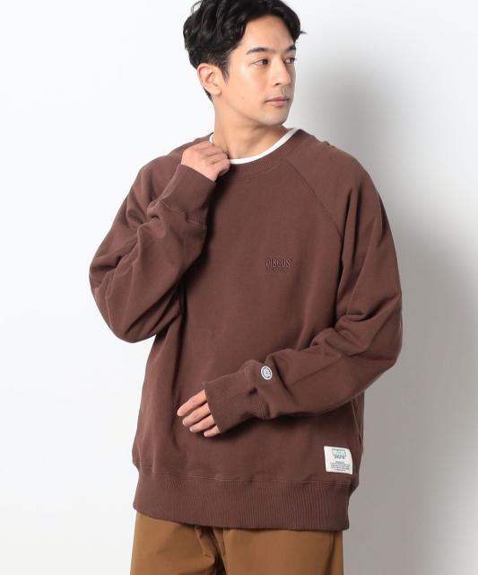 DISCUS(ディスカス）別注USAコットンラグランスウェット