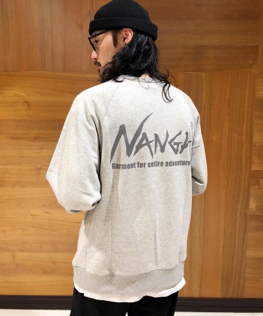 【TIME SALE】NANGA(ナンガ）別注バックプリントスウェット