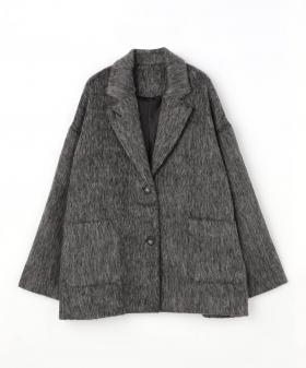 シャギーショートコート
