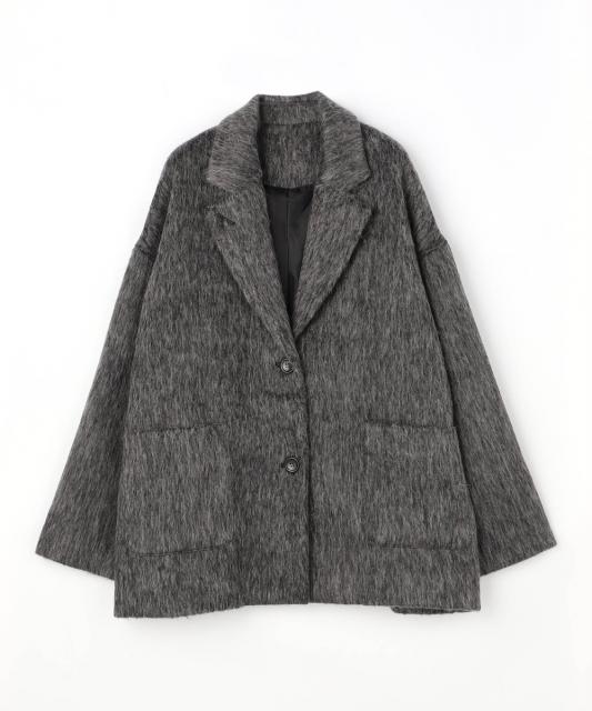 シャギーショートコート