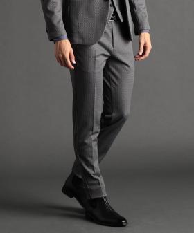 【ex/tra】ヘリンボンダブルジャカード セットアップパンツ