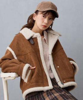 フェイクムートンブルゾン