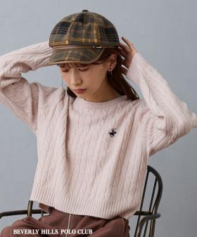 【BEVERLY HILLS POLO CLUB】ケーブル編みニット