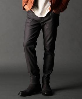 ムラ箔プリント ガムストレッチパンツ