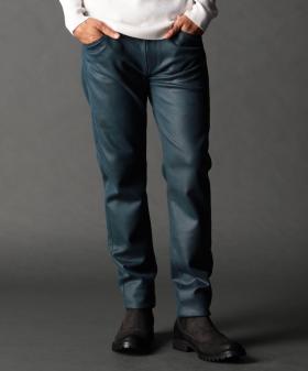 レザーライクムラプリントカットソーパンツ