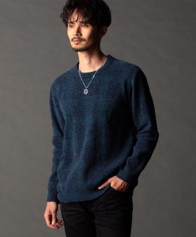 モールチェックジャカード プルオーバーニット