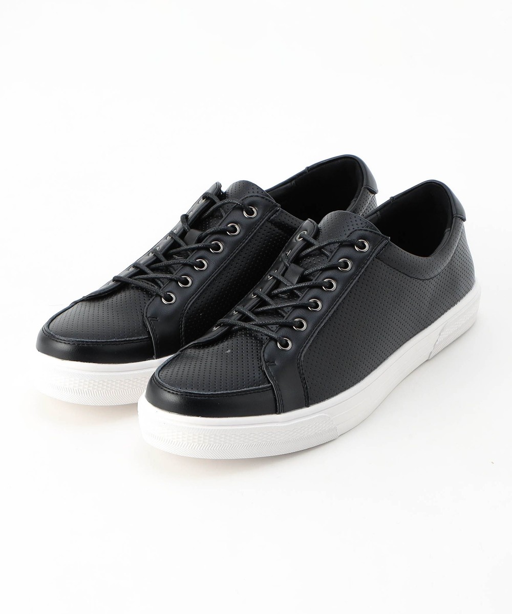 パンチングレザー スニーカー