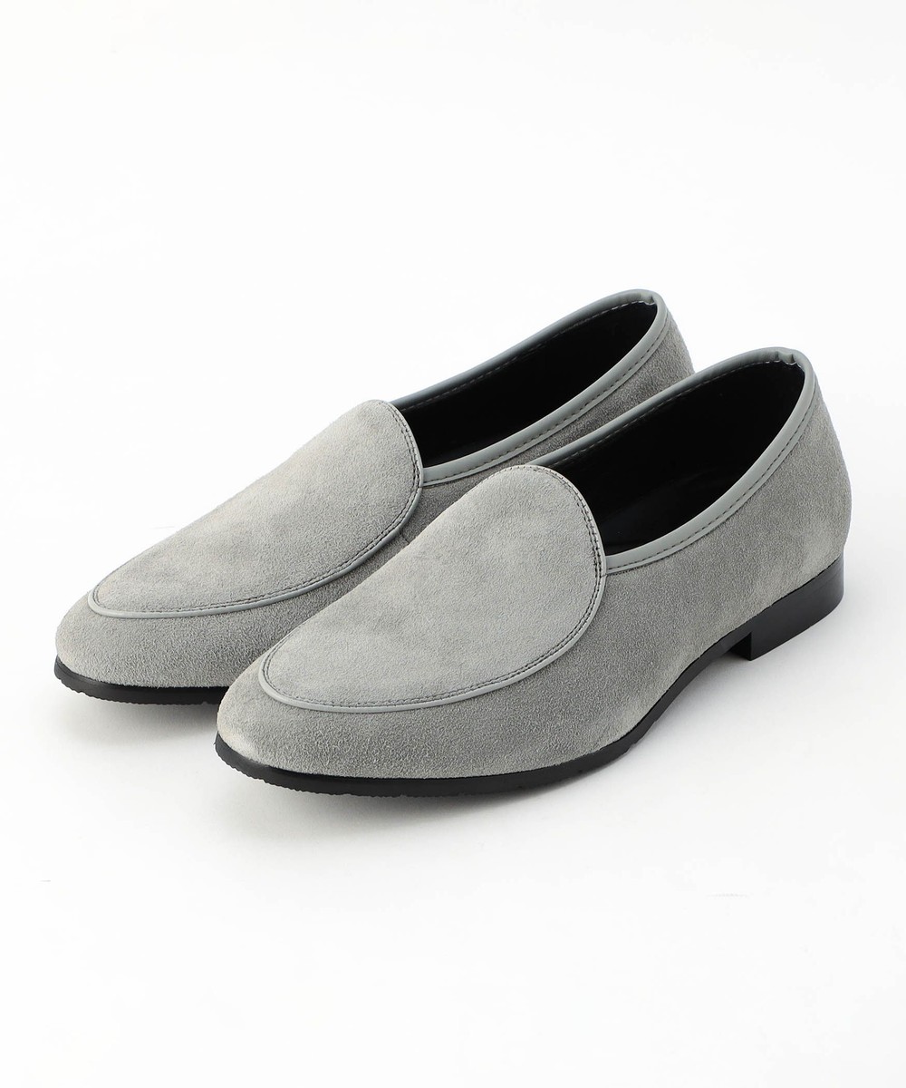 【ex/tra】 スエード スリップオンシューズ