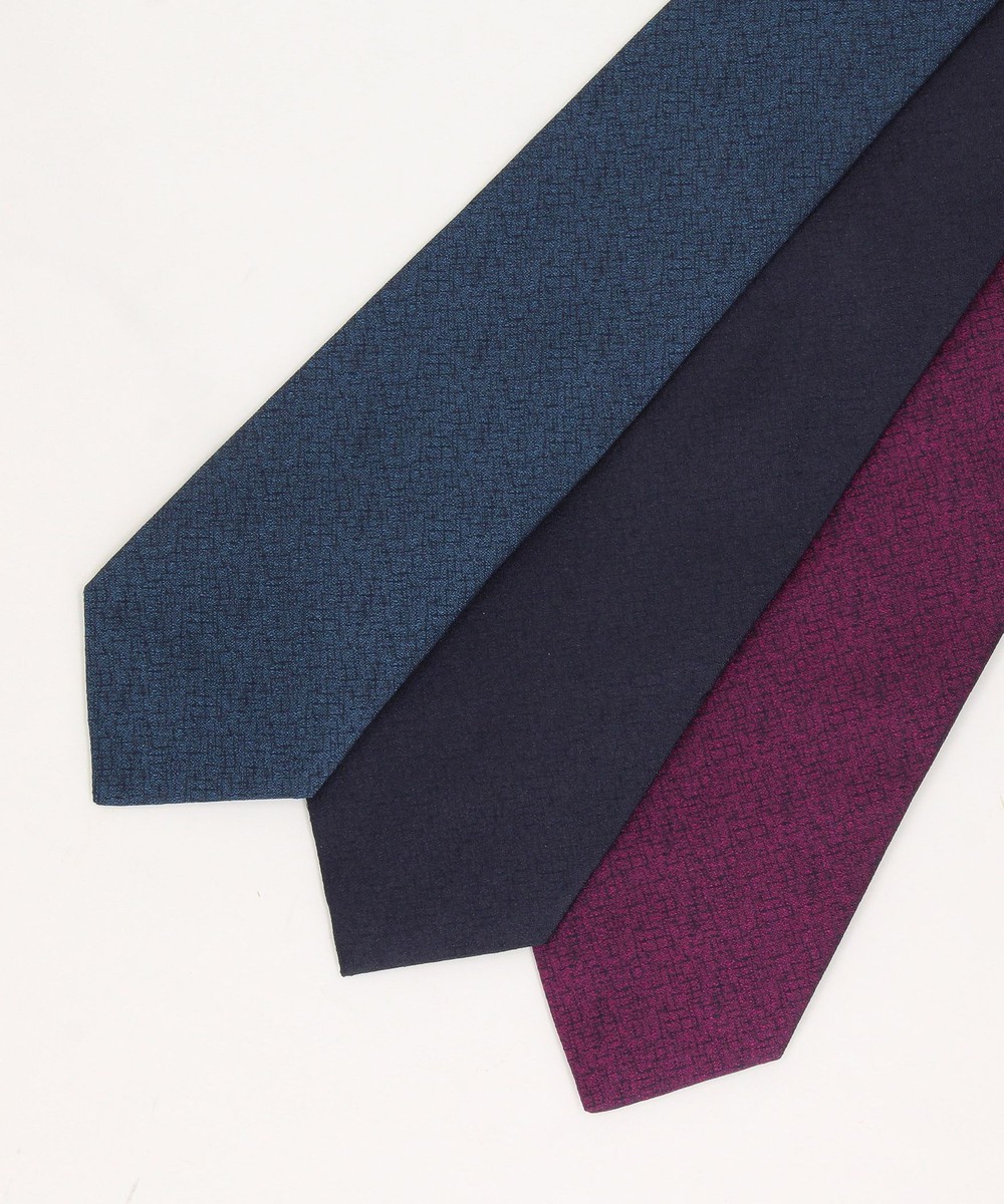 【ex/tra】 メランジジャカード ネクタイ