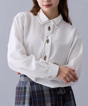 比翼刺繍ブラウス