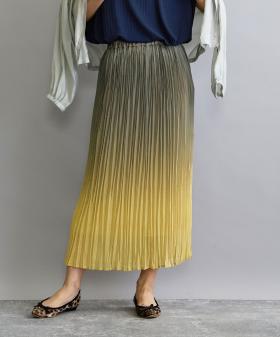 グラデーションシフォンスカート