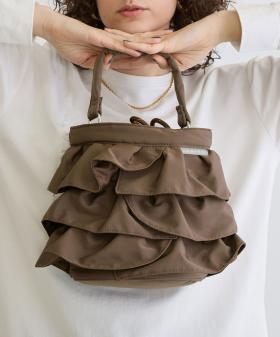 フリル巾着バッグ