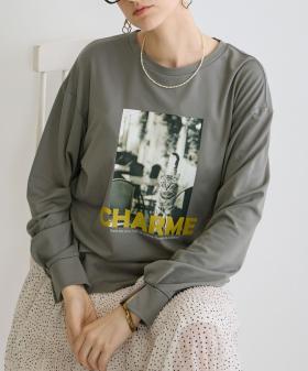 デザインロングスリーブTシャツ