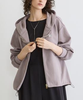 フードジップパーカー