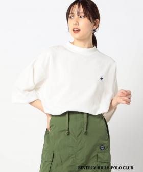 【BEVERLY HILLS POLO CLUB 別注】袖ロールアップワイドカットソー