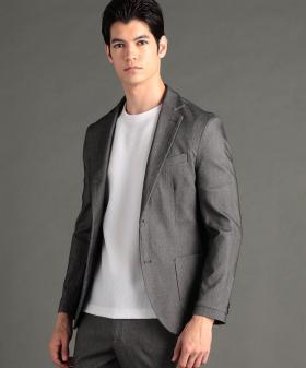 【ex/tra】アクティブ ダイヤジャカード セットアップジャケット