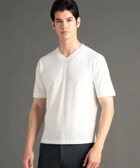 【ex/tra】クールタッチセンセーション VネックTシャツ