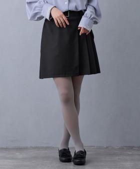 アシメプリーツミニスカート