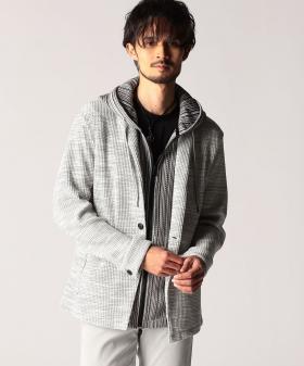 メランジワッフルカットジャケット