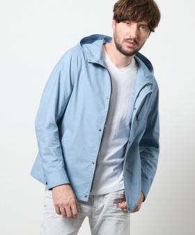 ガムストレッチリネン　マウンテンパーカー