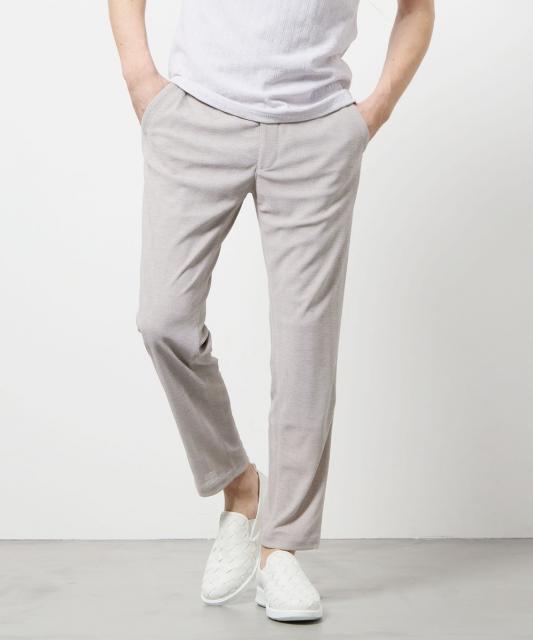 ヘリンボンジャカード　イージースラックス