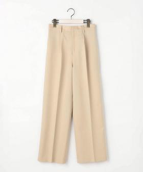 【WALDO】センタープレス入り1タックストレートパンツ