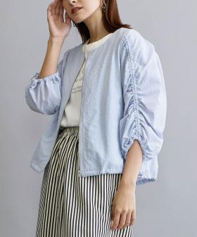 袖ギャザーブルゾン