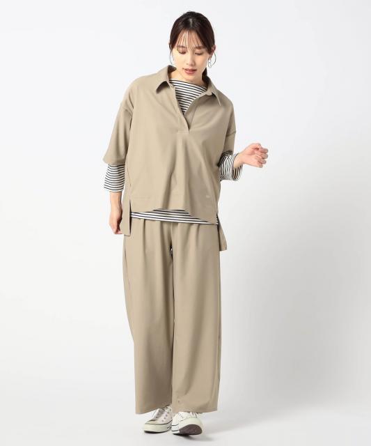 【セットアップ】キーネックプルオーバー+パンツ