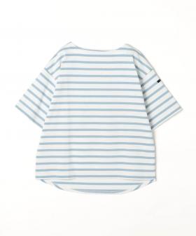 日本製デラヴェ天竺 半袖Ｔシャツ　ボーダー/シーズンカラー