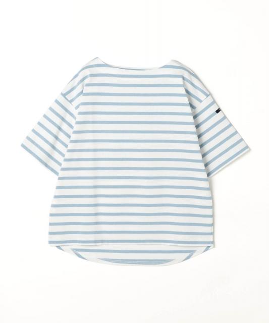 日本製デラヴェ天竺 半袖Ｔシャツ　ボーダー/シーズンカラー