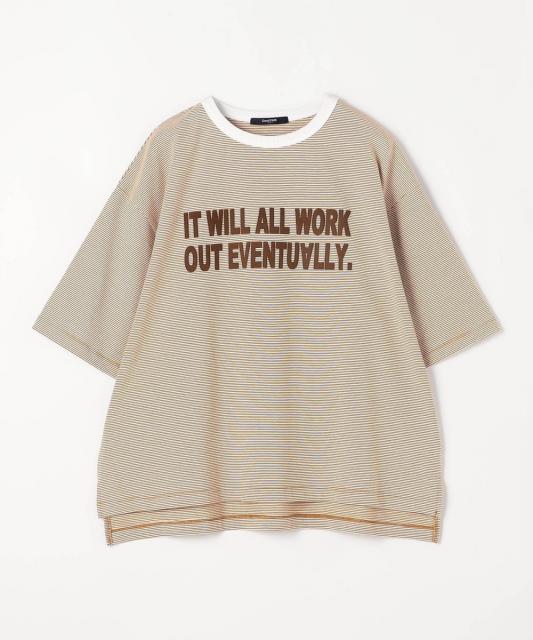 ミジンボーダーフロッキーロゴTシャツ