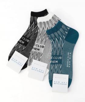 シェブロン×ロゴ ショートソックス(日本製)