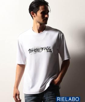 【RIELABO】刺繍ロゴプリントTシャツ