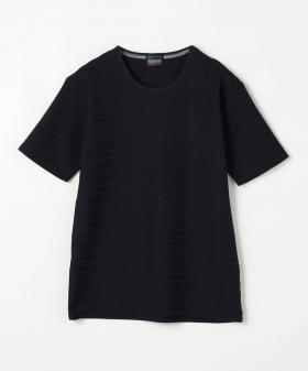 タックボーダーVネック半袖プルオーバー