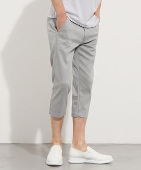 ガムストレッチヘリンボンクロップドパンツ