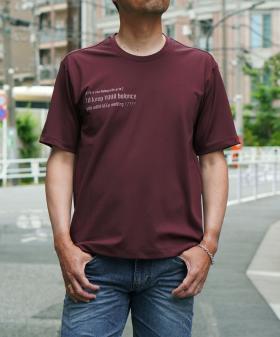 メタルジェルプリント半袖Tシャツ