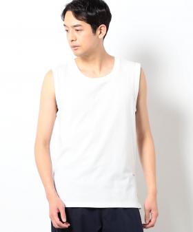 サイドスリット レイヤードロングタンクトップ