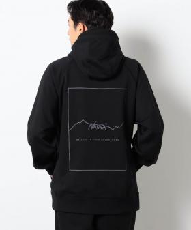 NANGA別注バックプリントフーディ