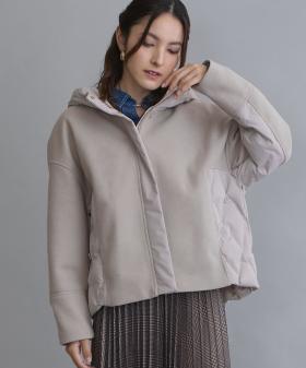 ストレッチファイバーダウンフードブルゾン