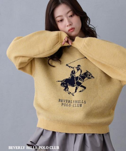 【TIME SALE】【BEVERLY HILLS POLO CLUB】ロゴニットプルオーバー
