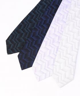 グラデーションシェブロン ネクタイ