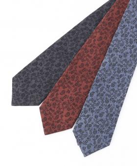 【ex/tra】MALNATE ボタニカルジャカード ネクタイ