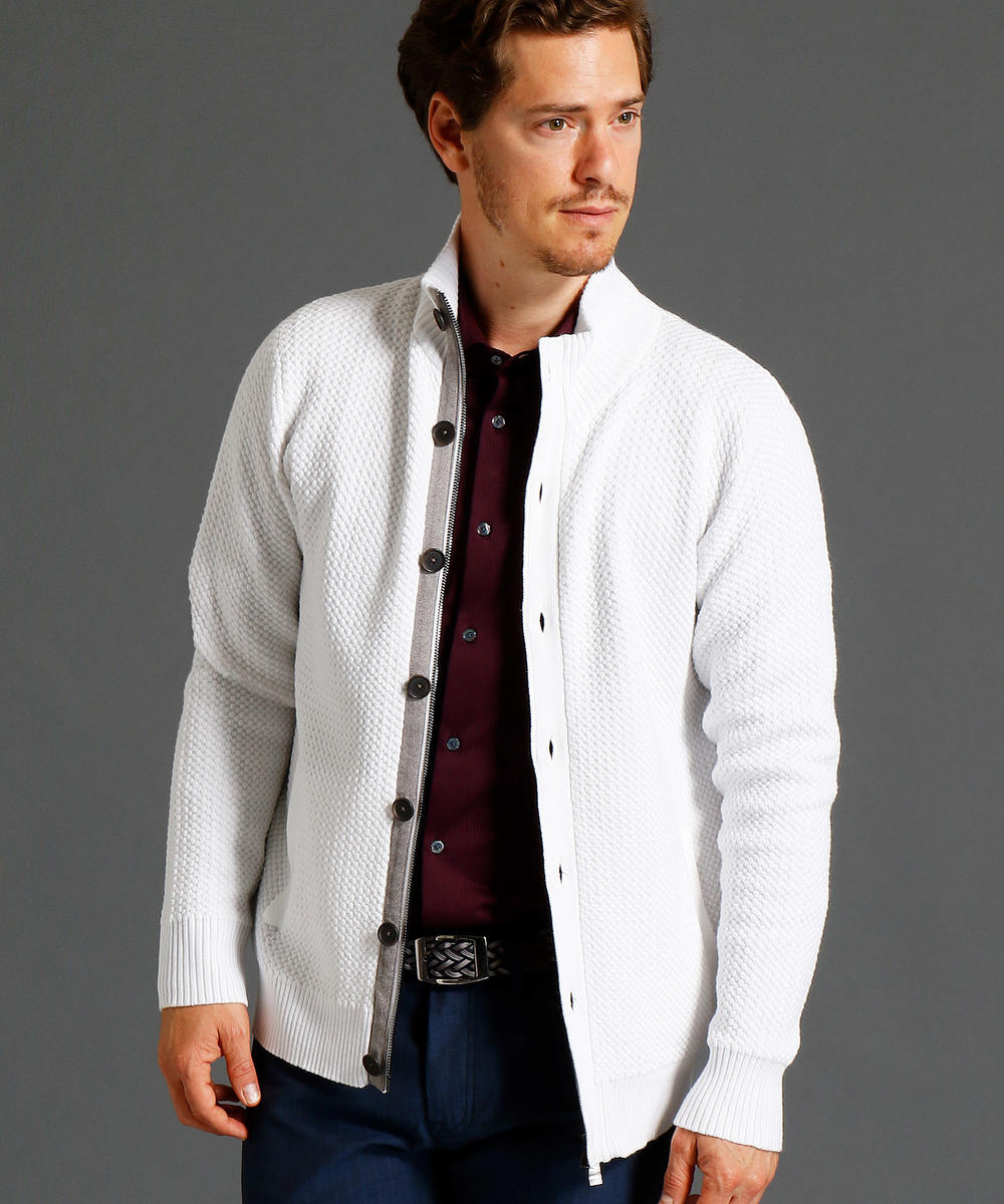 スタンドカラーニットジャケット ニット ニコル公式通販サイト Nicole Online Shop スタンドカラーニットジャケット ニット ニコル公式通販サイト Nicole Online Shop