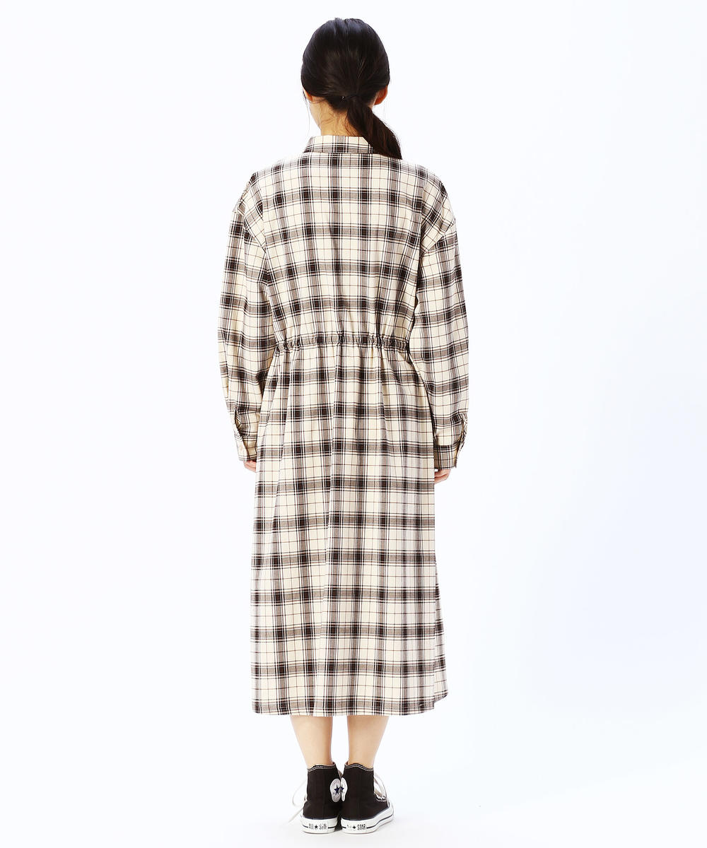 チェック柄シャツワンピース ワンピース ニコル公式通販サイト Nicole Online Shop